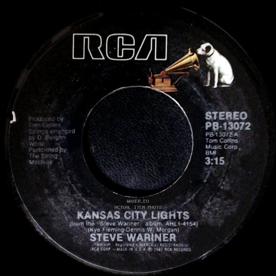 Steve Wariner - Kansas City Lights / The Easy Part's Over side A