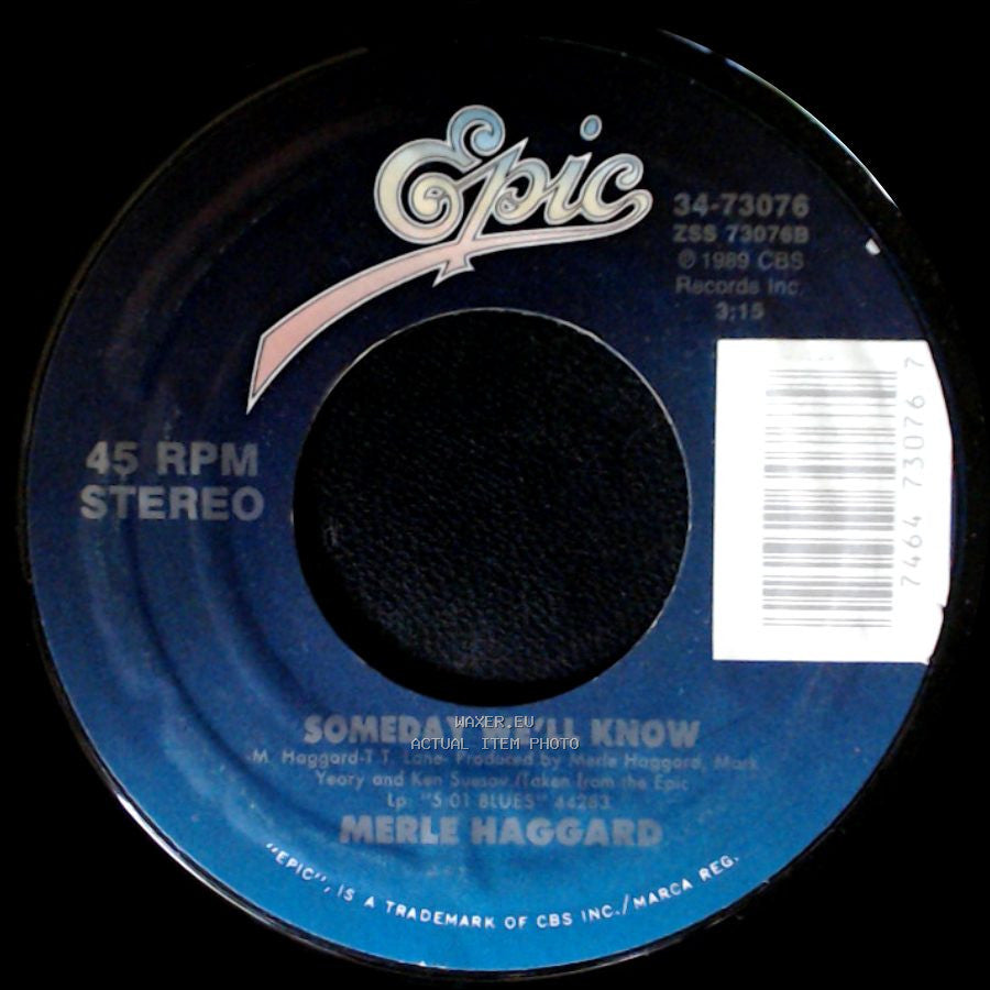 Merle Haggard - If You Want To Be My Woman / Someday We'll Know side B