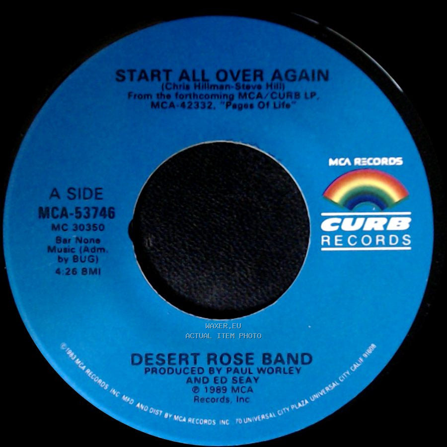 Desert Rose Band - Start All Over Again / Fooled Again side A