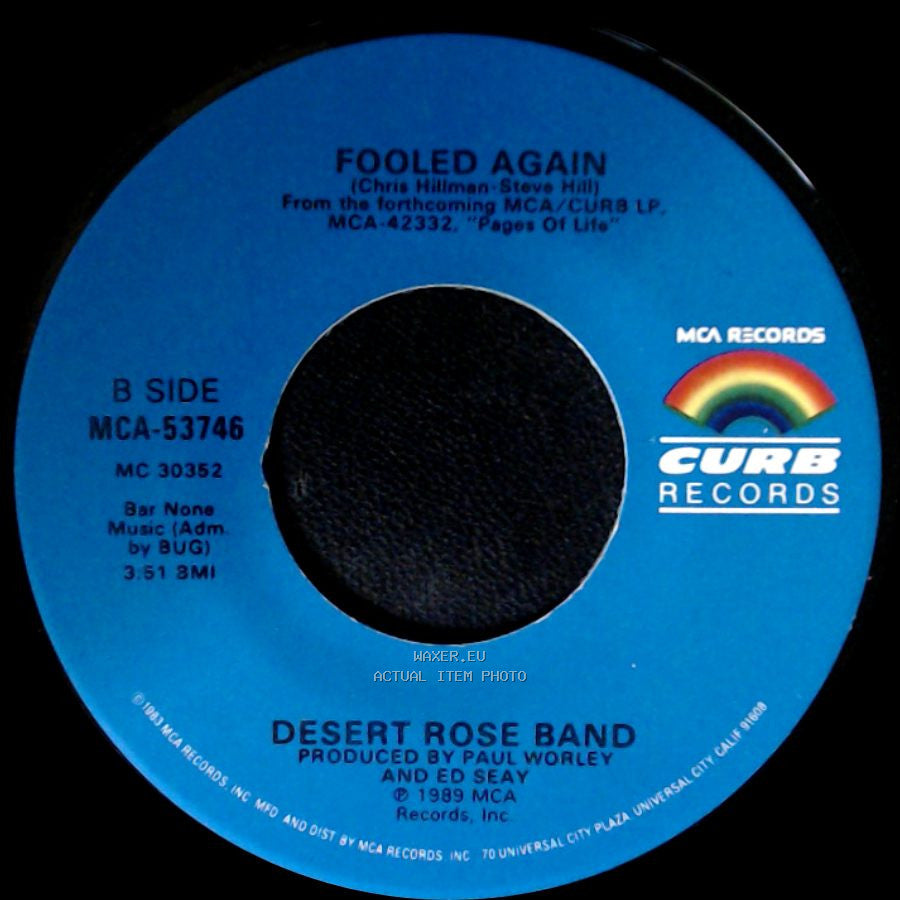 Desert Rose Band - Start All Over Again / Fooled Again side B