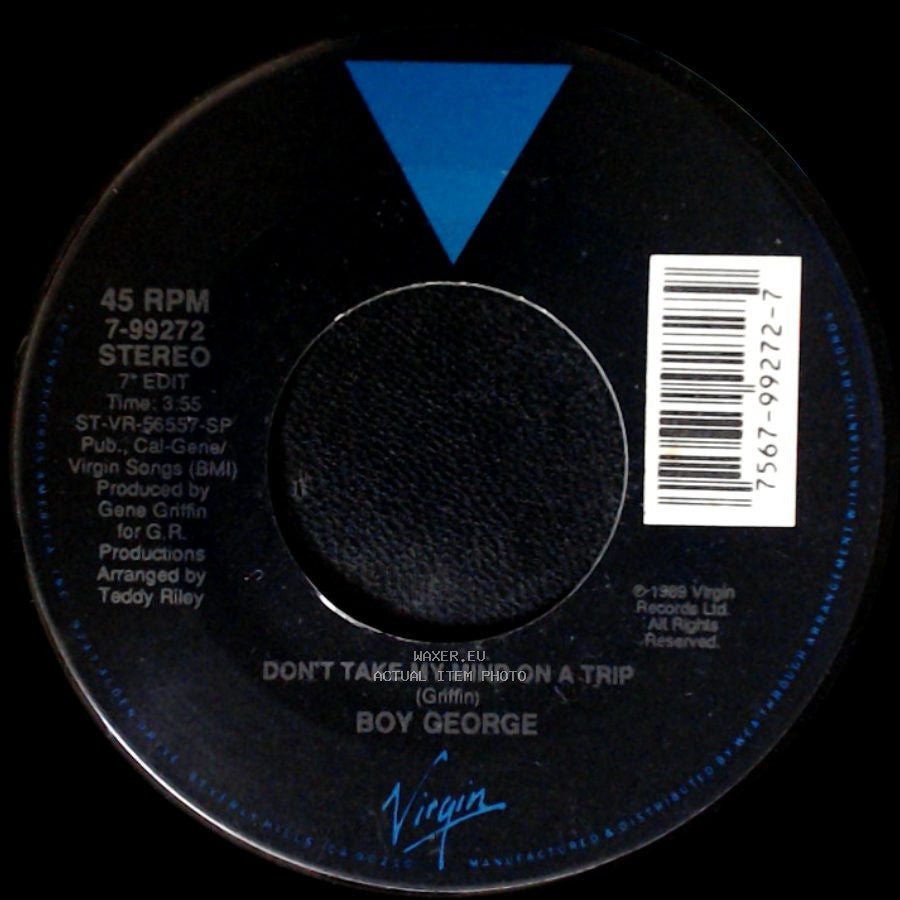 Boy George - Girlfriend / Don't Take My Mind On A Trip side A