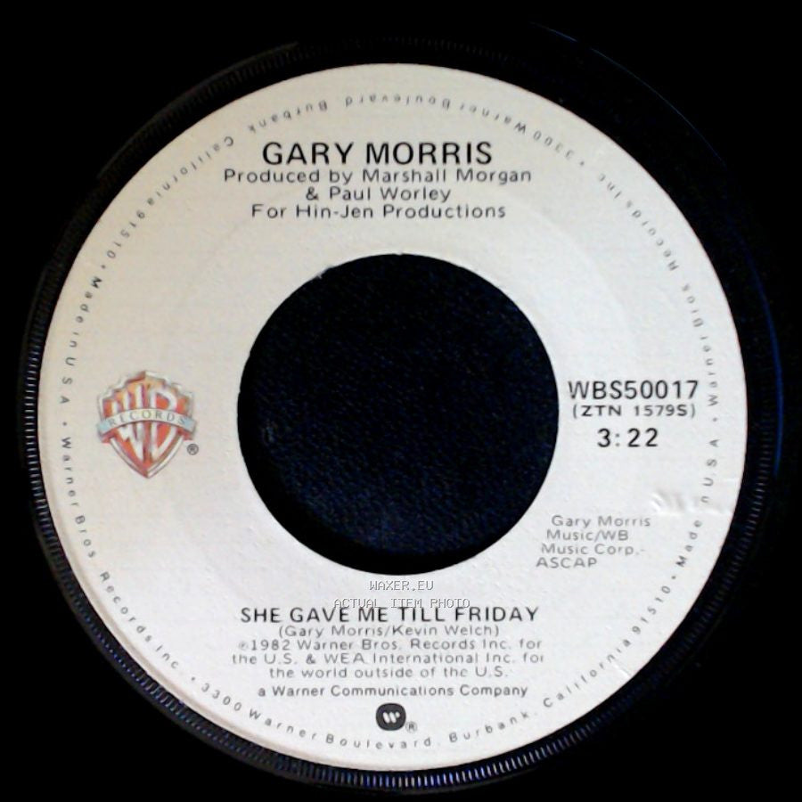 Gary Morris - She Gave Me Till Friday / Don't Look Back side A