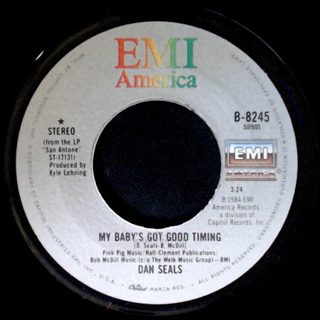 Dan Seals - My Baby's Got Good Timing / She Thinks I Still Care side A