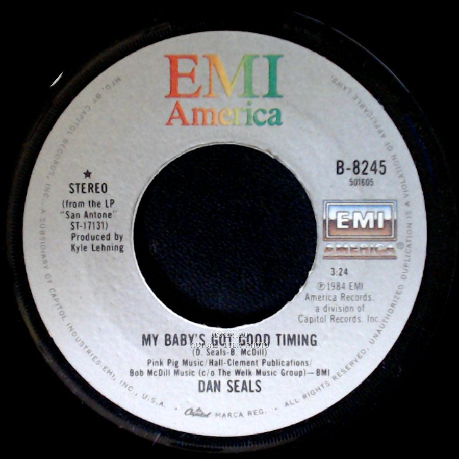Dan Seals - My Baby's Got Good Timing / She Thinks I Still Care side A