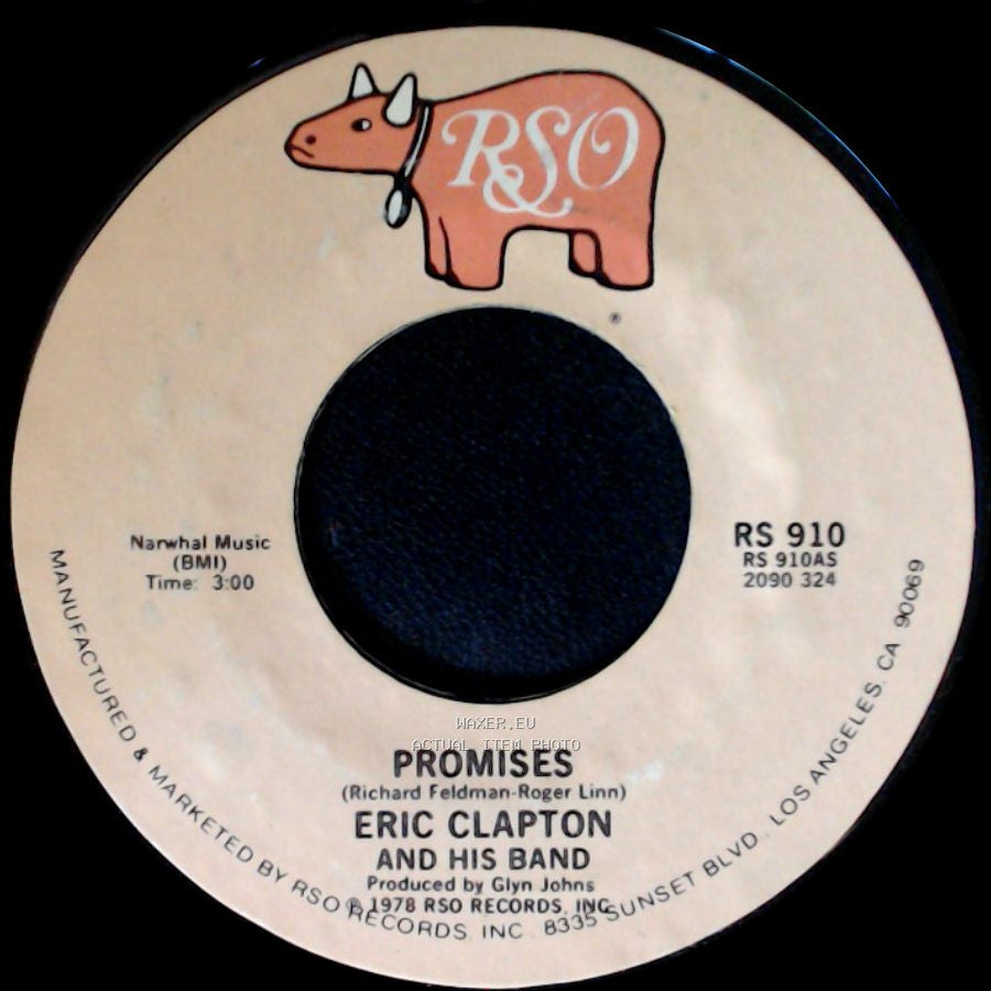 Eric Clapton And His Band - Promises / Watch Out For Lucy side A