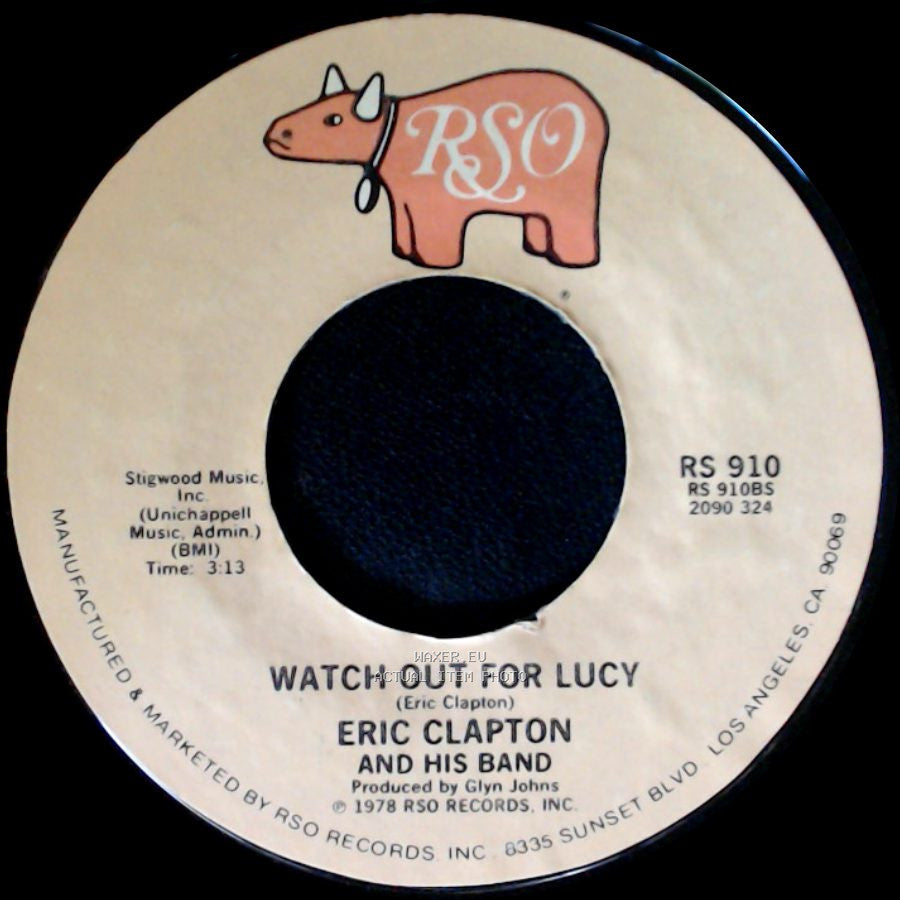 Eric Clapton And His Band - Promises / Watch Out For Lucy side B