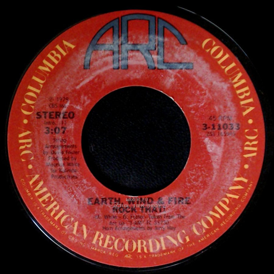 Earth, Wind & Fire - After The Love Has Gone / Rock That side B