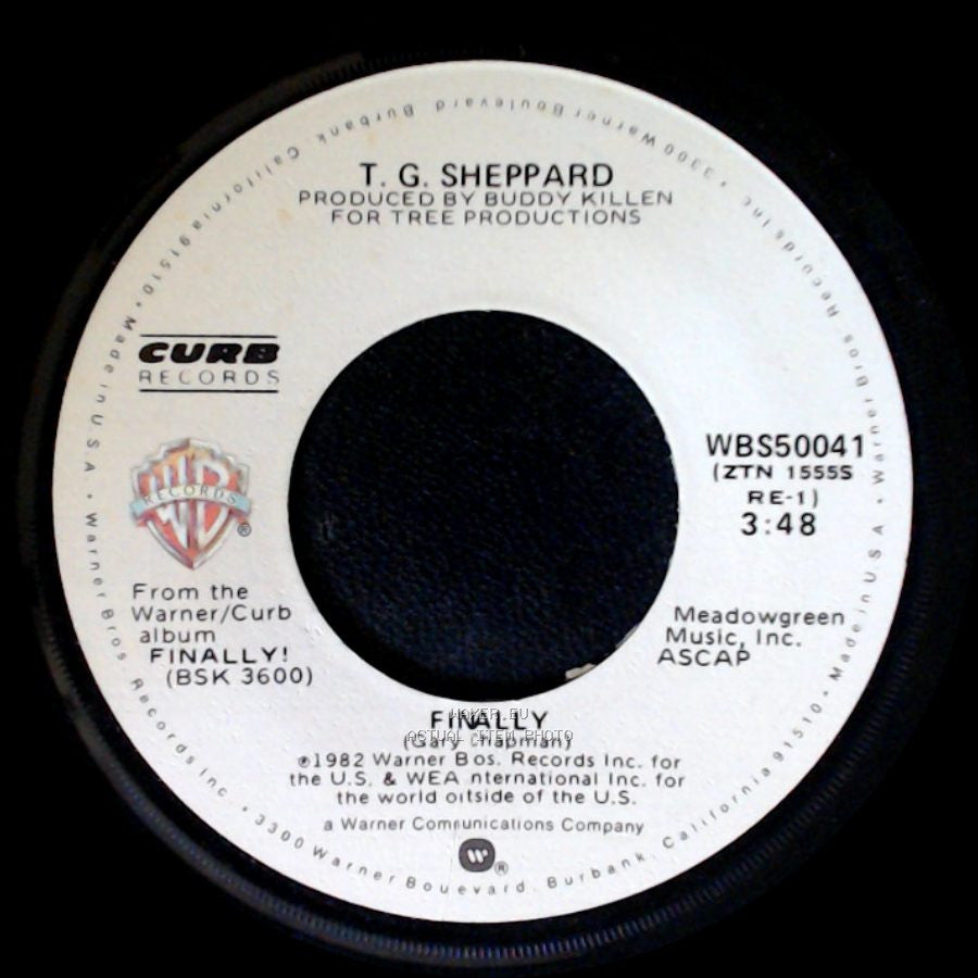 T. G. Sheppard - Finally / All My Cloudy Days Are Gone side A