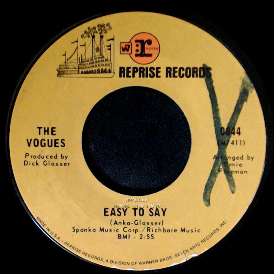 The Vogues - Easy To Say / Green Fields side A