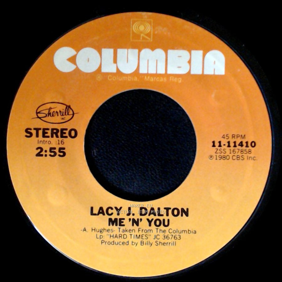 Lacy J. Dalton - Hillbilly Girl With The Blues / Me 'n' You side B