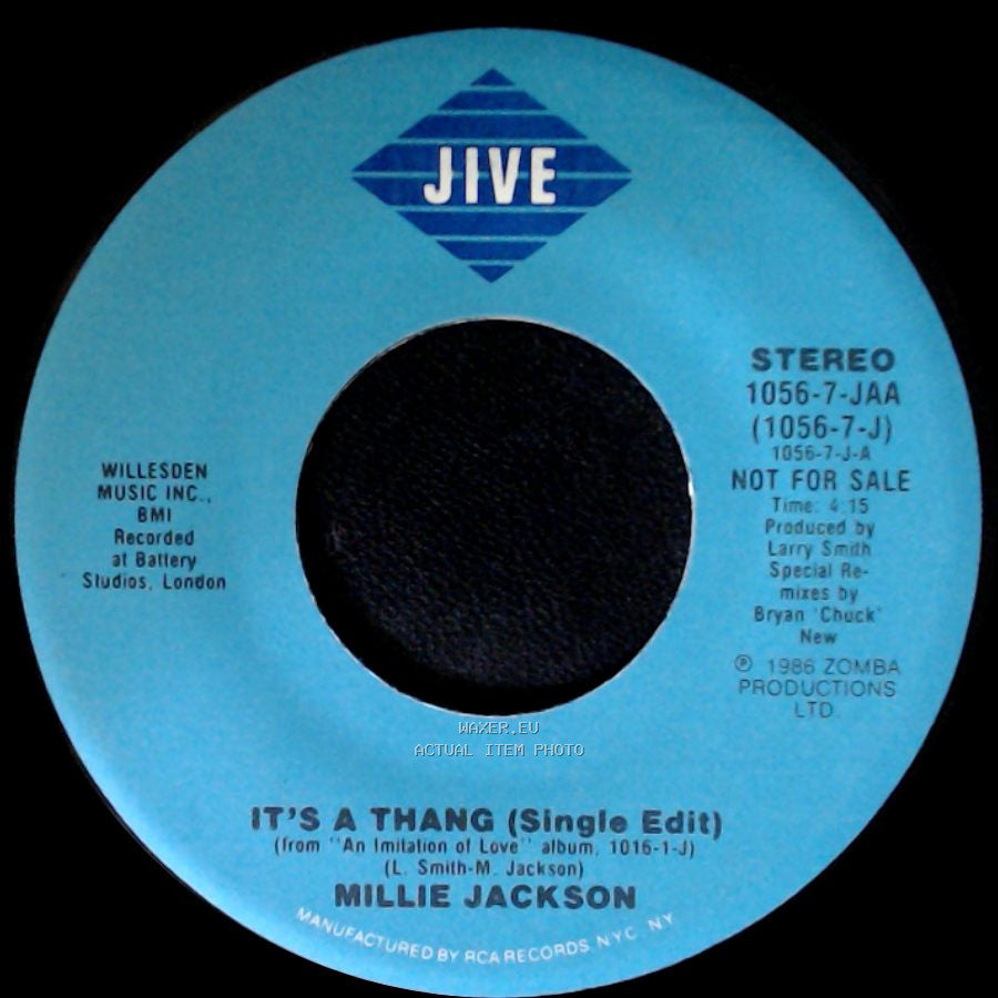 Millie Jackson - It's A Thang (Single Edit) / It's A Thang (Single Edit) side A