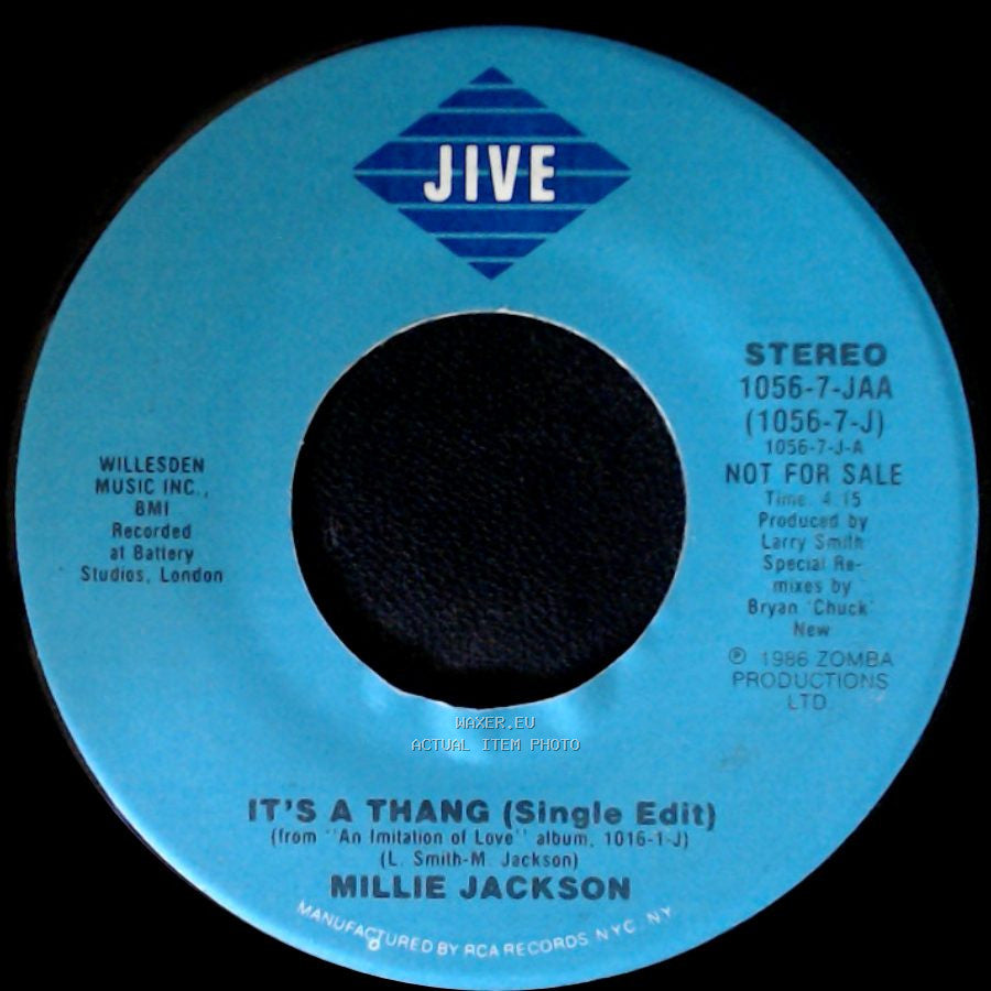 Millie Jackson - It's A Thang (Single Edit) / It's A Thang (Single Edit) side B