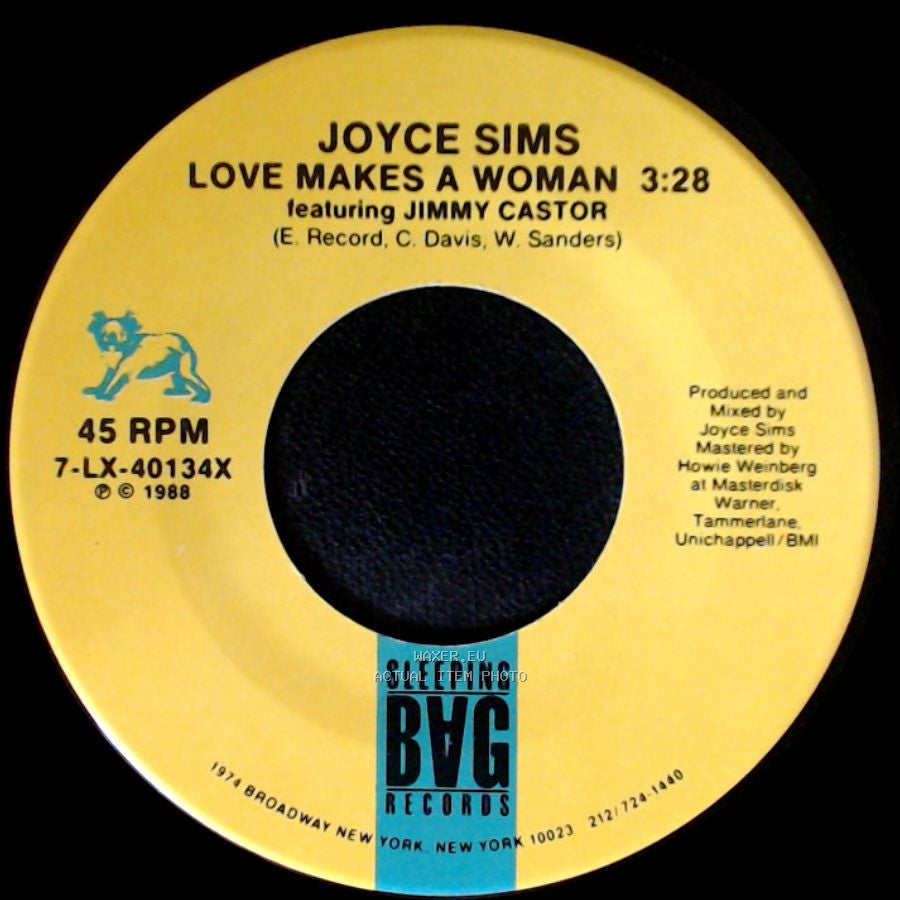 Joyce Sims - Love Makes A Woman / All And All The Uk Remix 5:20 side A