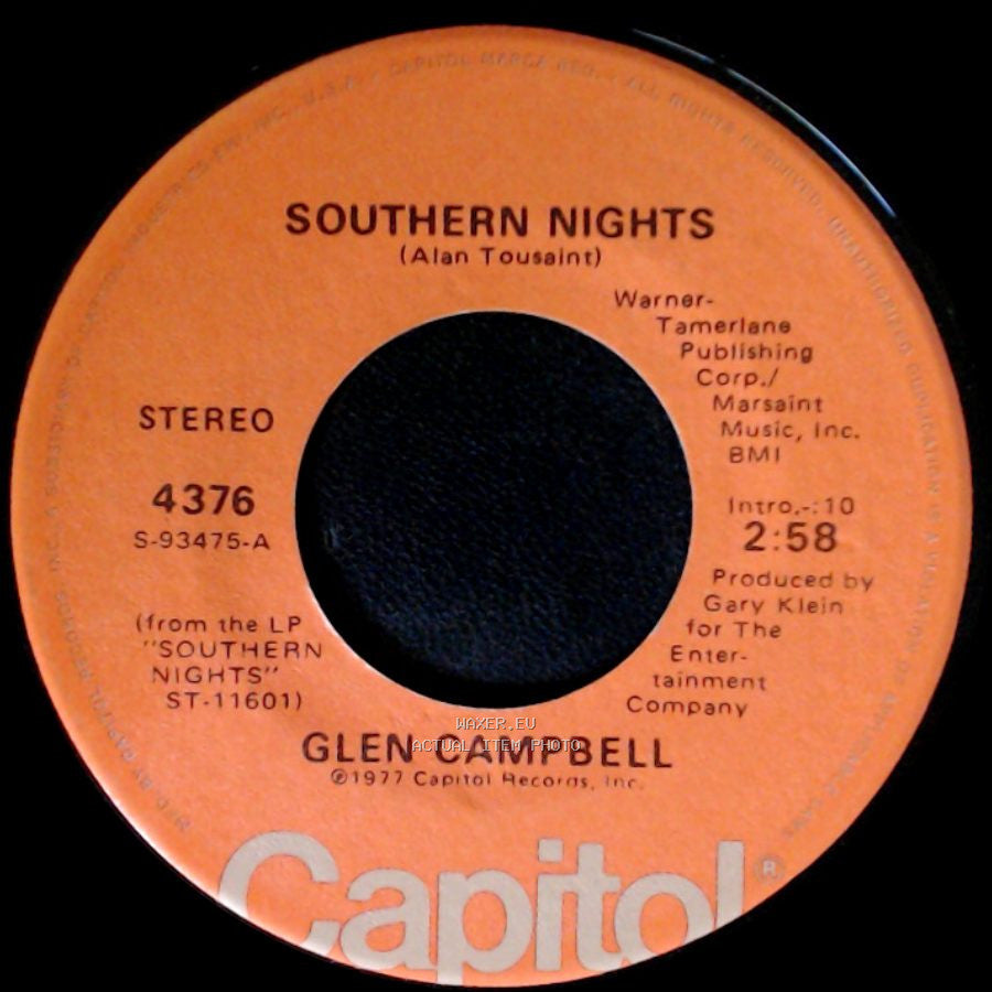 Glen Campbell - Southern Nights / William Tell Overture side A