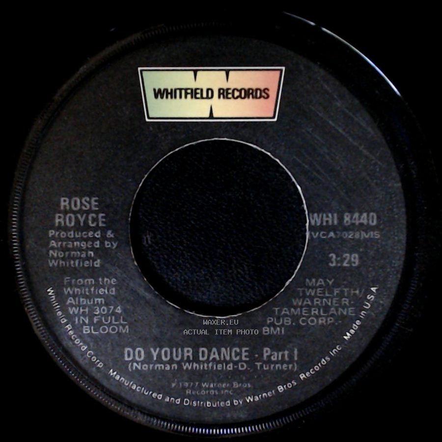 Rose Royce - Do Your Dance - Part I / Do Your Dance - Part Ii side A