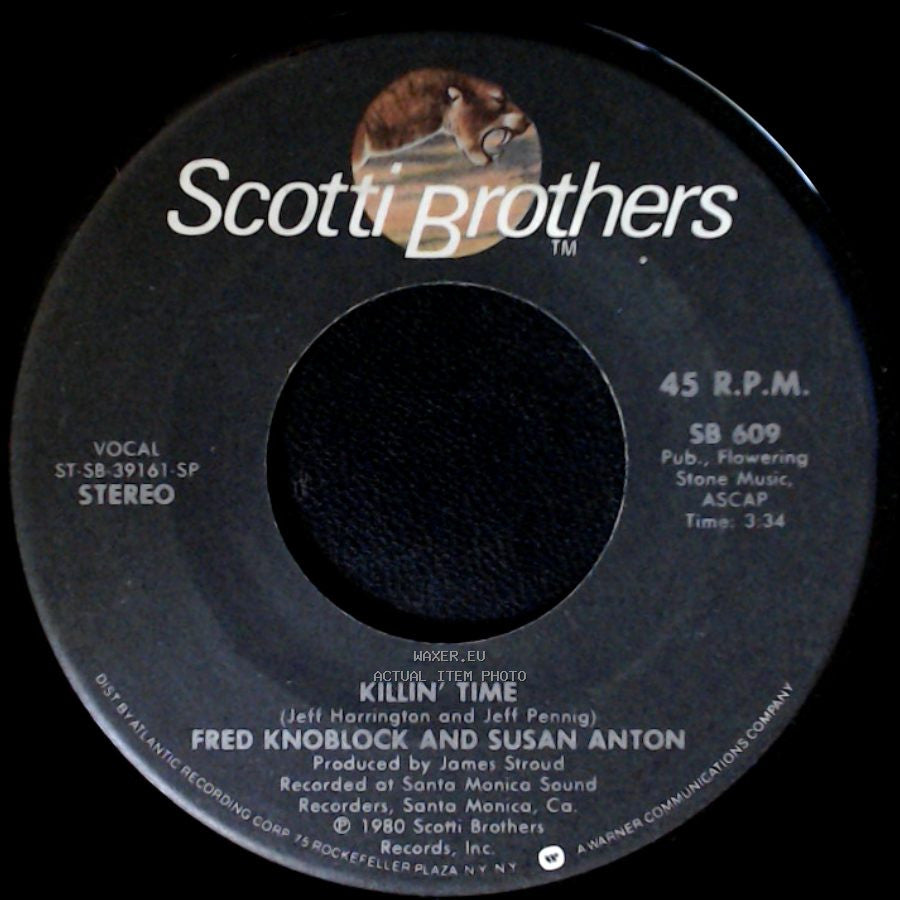 Susan Anton / Fred Knoblock And Susan Anton - Love Is No Friend To A Fool / Killin' Time side B