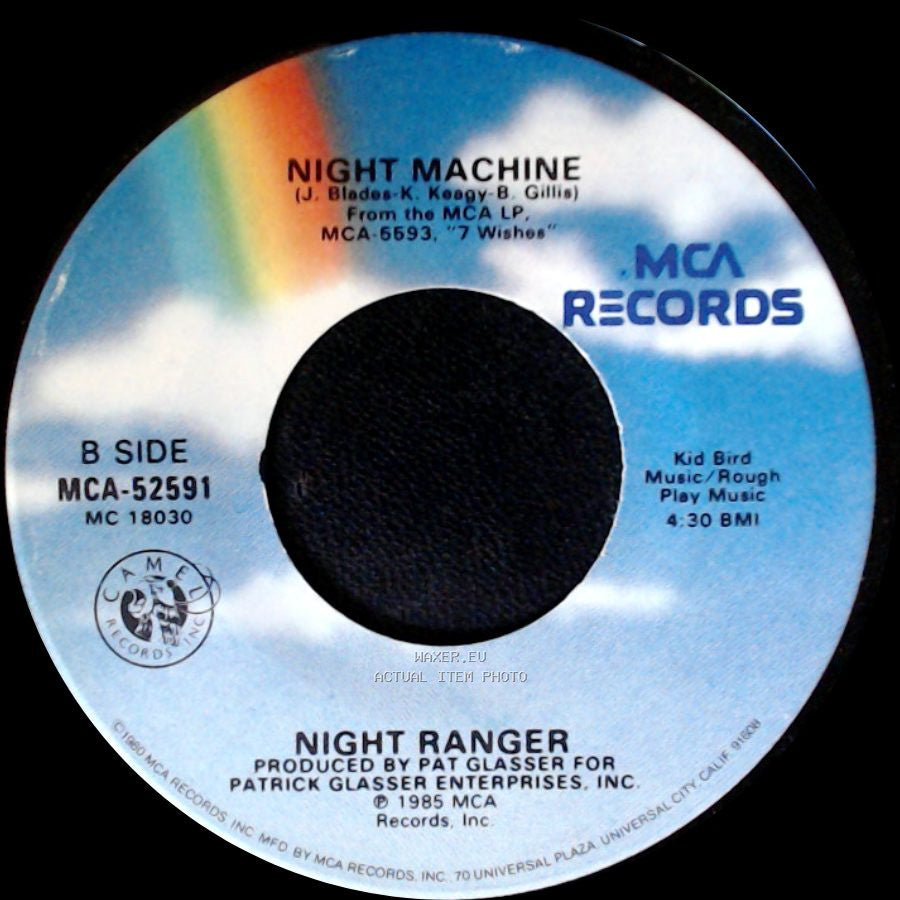 Night Ranger - Sentimental Street / Night Machine side B