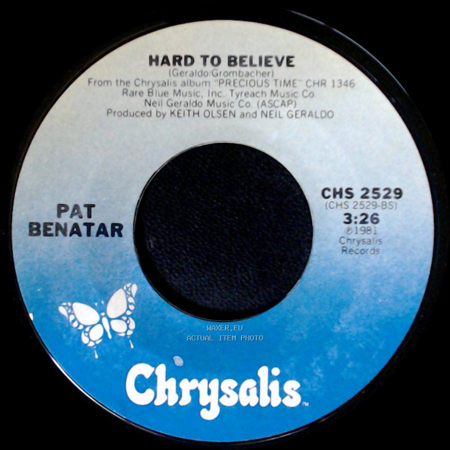 Pat Benatar - Hard To Believe / Fire And Ice side A
