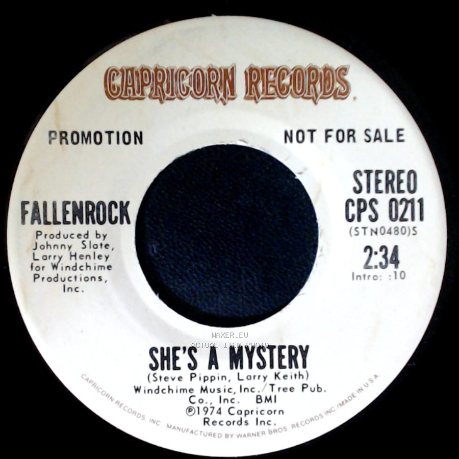 Fallenrock - She's A Mystery / She's A Mystery side A