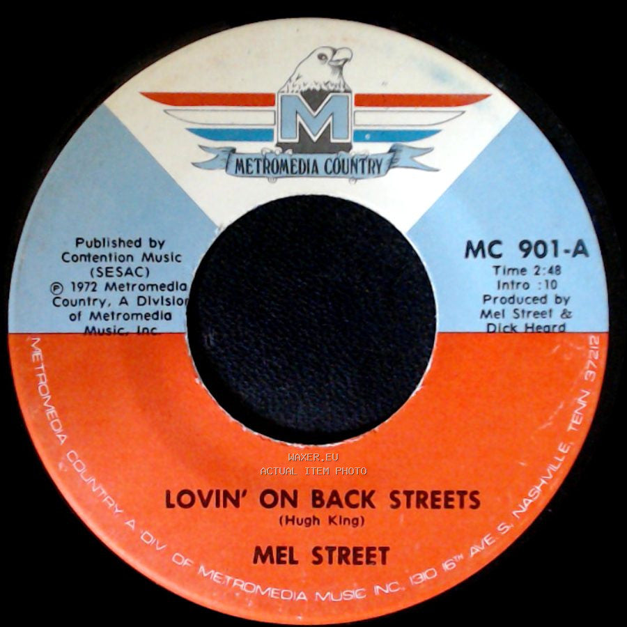 Mel Street - Lovin' On Back Streets / Who'll Turn Out The Lights side A