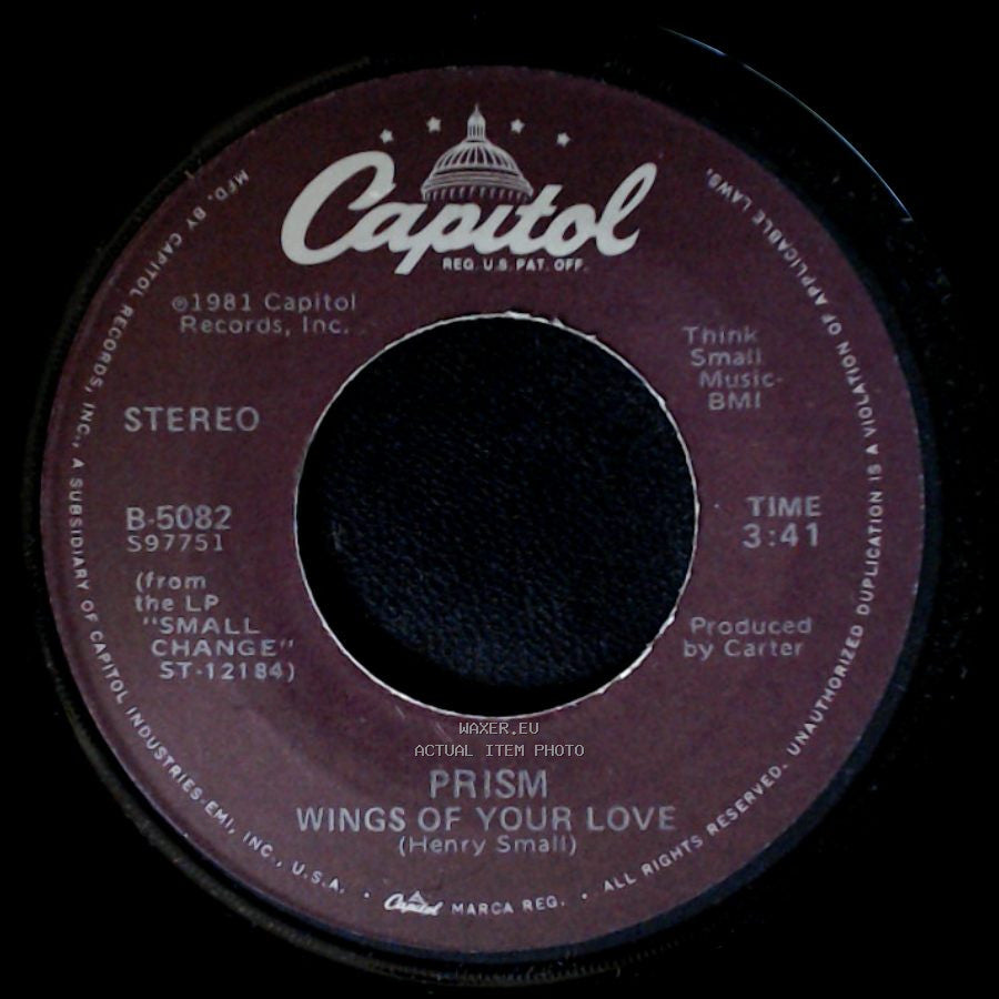 Prism - Wings Of Your Love / Don't Let Him Know side A