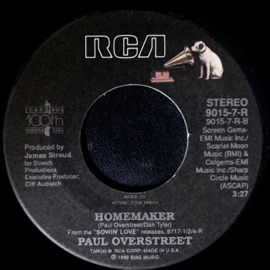 Paul Overstreet - Homemaker / All The Fun side A