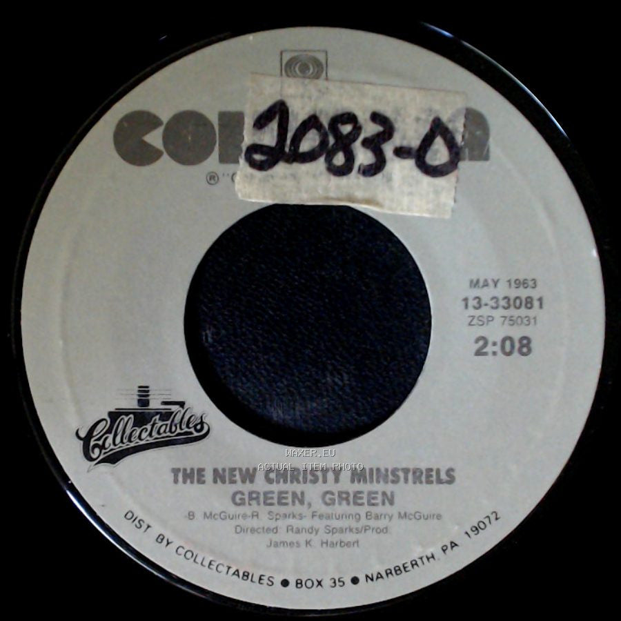 The New Christy Minstrels - Green, Green / Today side A