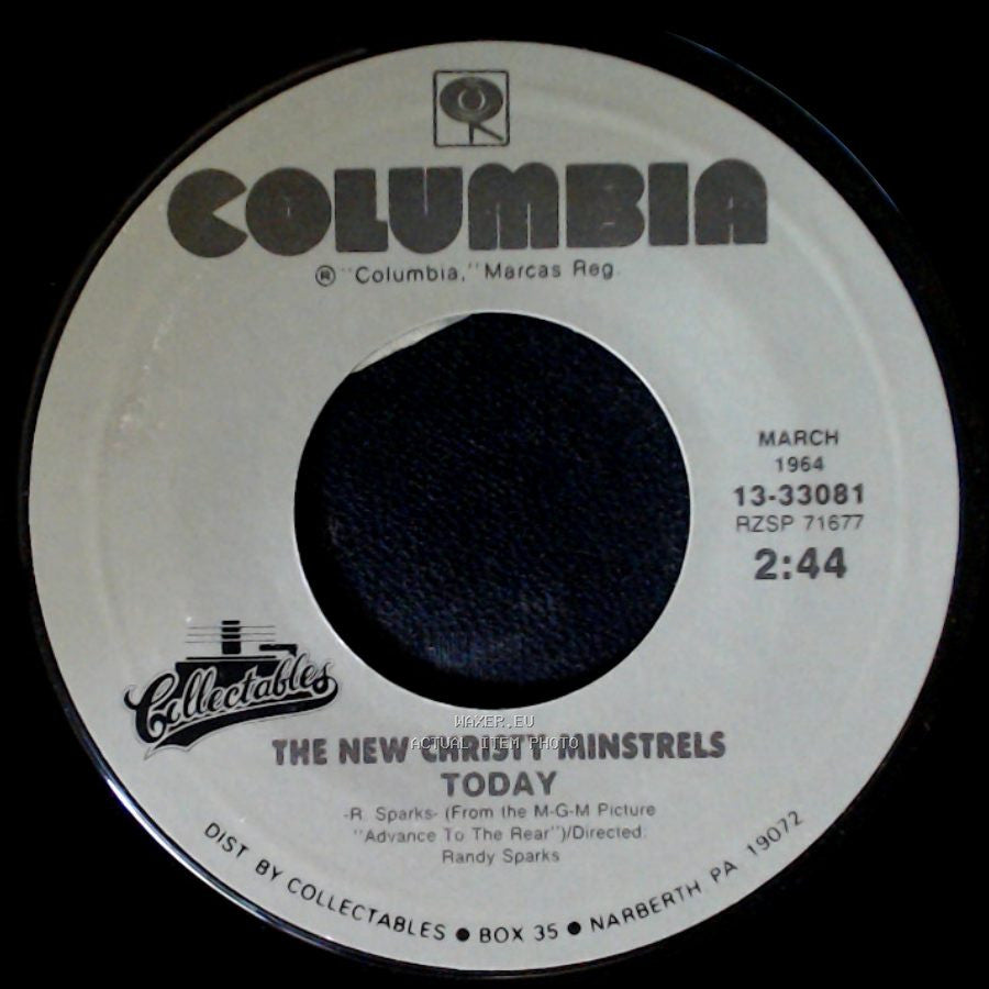 The New Christy Minstrels - Green, Green / Today side B