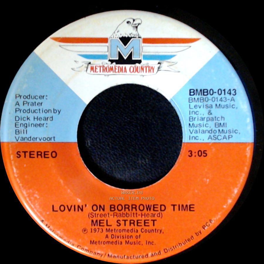 Mel Street - Moonshine Man / Lovin' On Borrowed Time side B