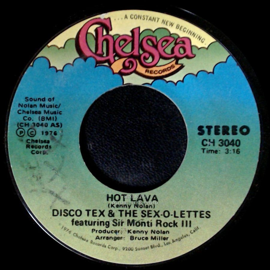 Disco Tex & The Sex-O-Lettes Featuring Sir Monti Rock Iii / Disco Tex & The Sex-O-Lettes - Hot Lava / Hot Lava, Part Ii side A