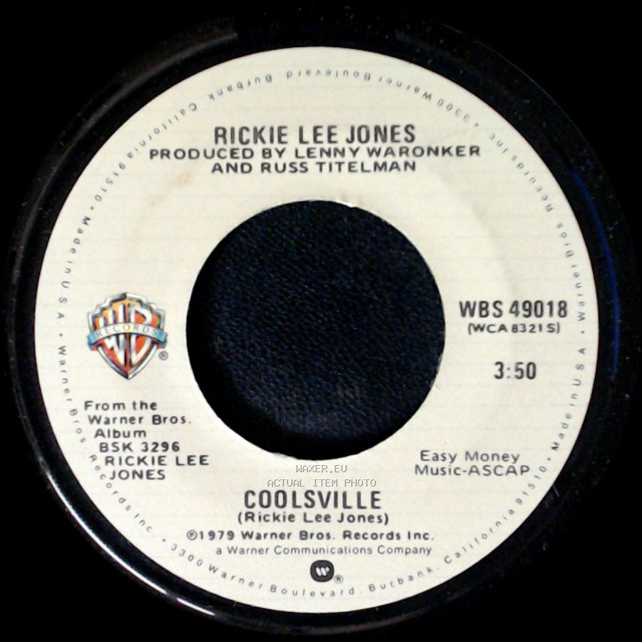 Rickie Lee Jones - Young Blood / Coolsville side B