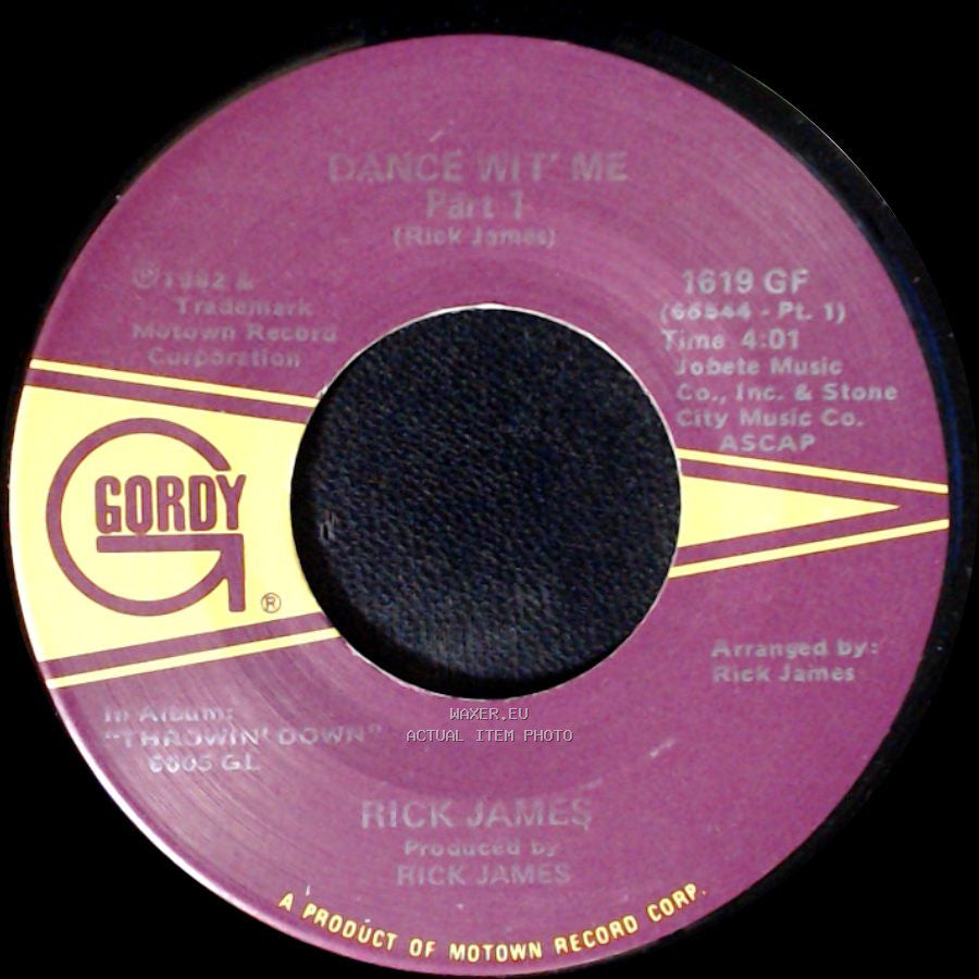 Rick James - Dance Wit' Me Part 1 / Dance With Me Part 2 side A