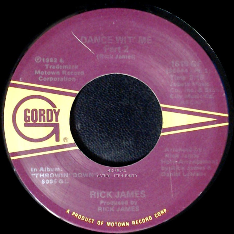 Rick James - Dance Wit' Me Part 1 / Dance With Me Part 2 side B