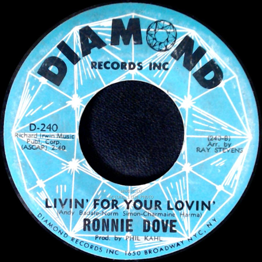 Ronnie Dove - In Some Time / Livin' For Your Lovin' side B