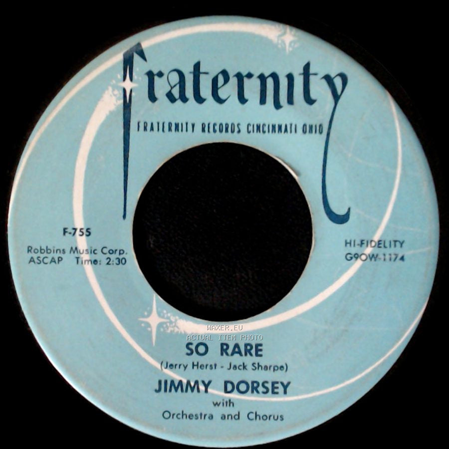 Jimmy Dorsey - Sophisticated Swing / So Rare side B