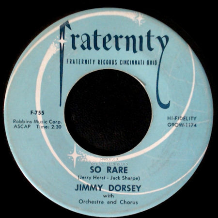 Jimmy Dorsey - Sophisticated Swing / So Rare side B