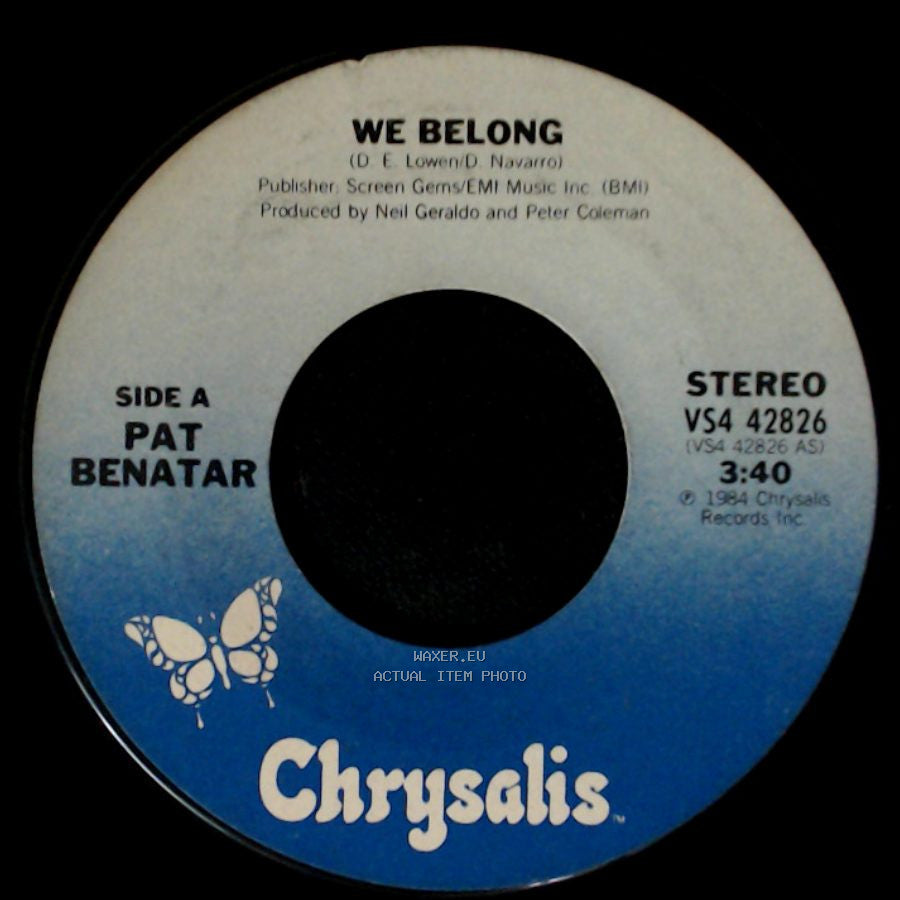 Pat Benatar - We Belong / Suburban King side A