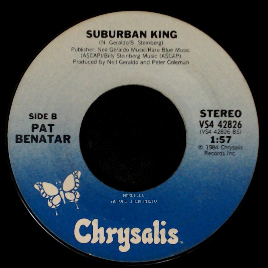 Pat Benatar - We Belong / Suburban King side B