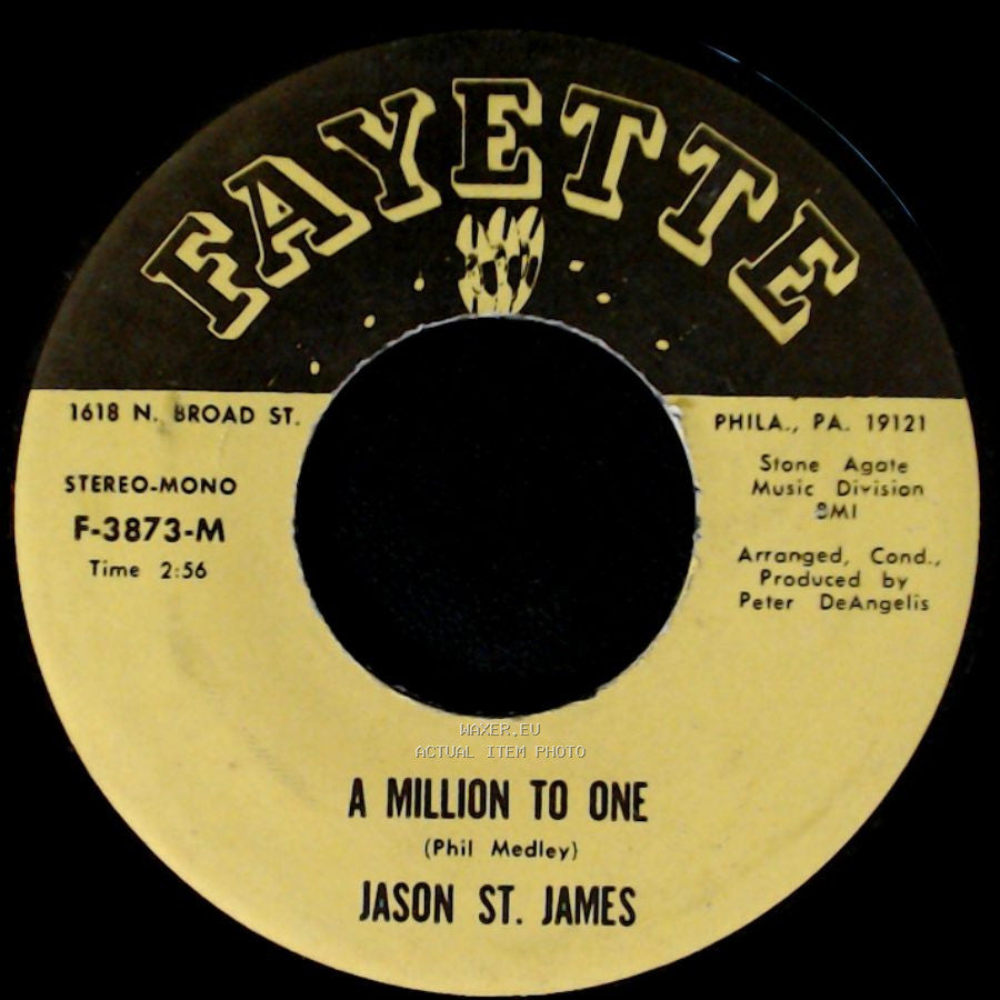 Jason St. James - A Million To One / I Should Care side A