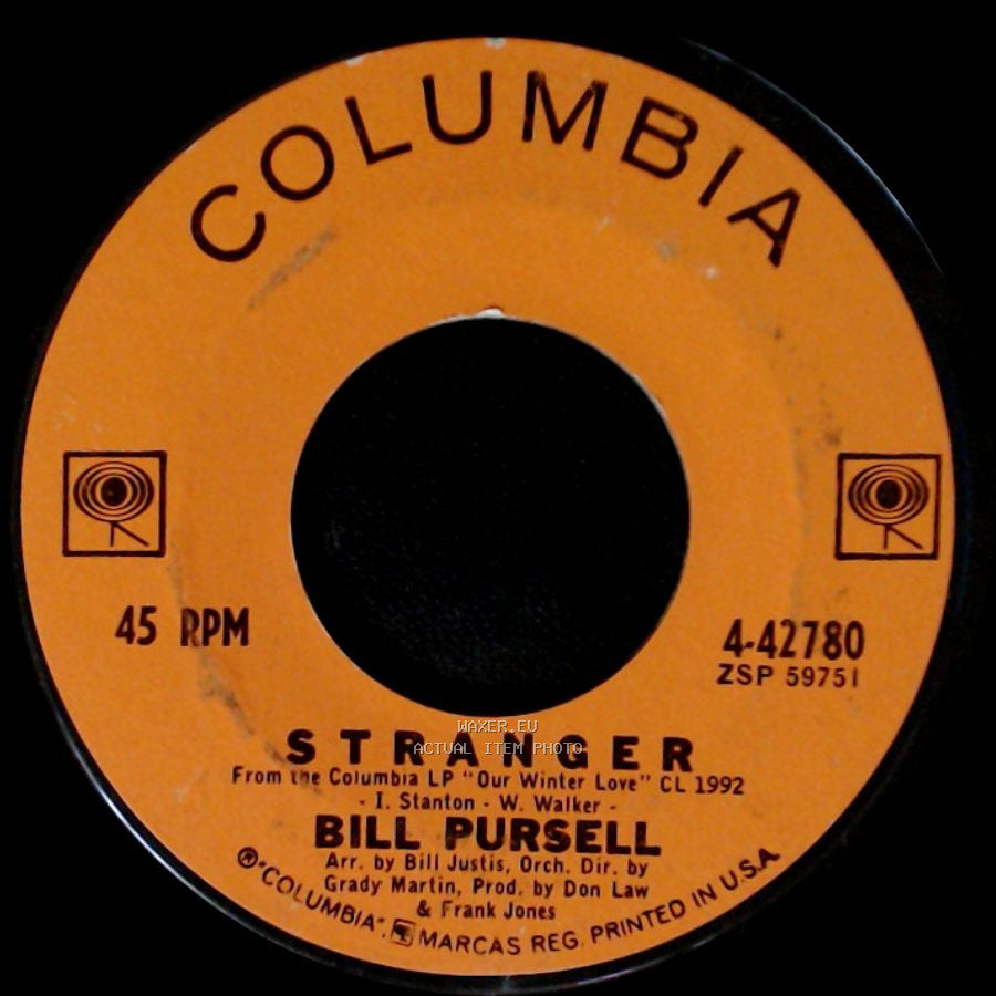 Bill Pursell - Loved / Stranger side B