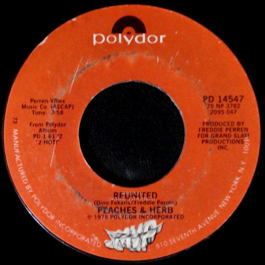 Peaches & Herb - Reunited / Easy As Pie side A