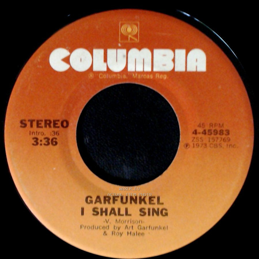 Garfunkel - I Shall Sing / Feuilles-Oh/Do Space Men Pass Dead Souls On Their Way To The Moon? side A