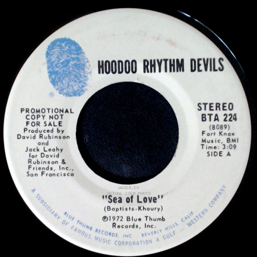 Hoodoo Rhythm Devils - Sea Of Love / Sea Of Love side B