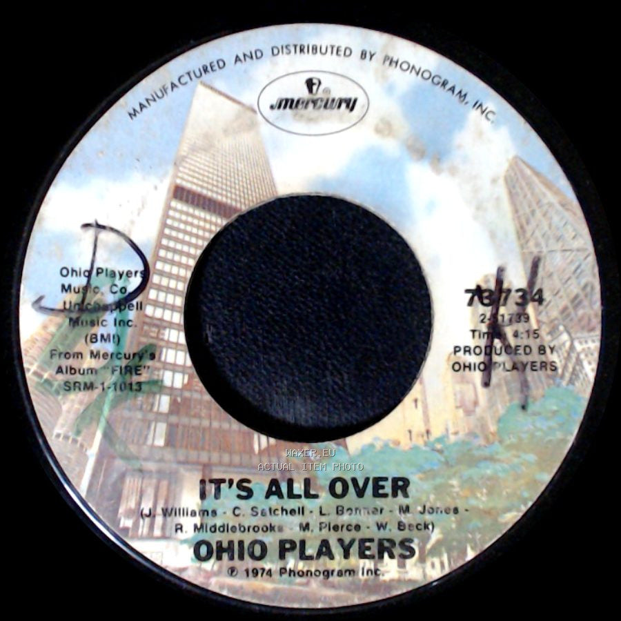 Ohio Players - Love Rollercoaster / It's All Over side B