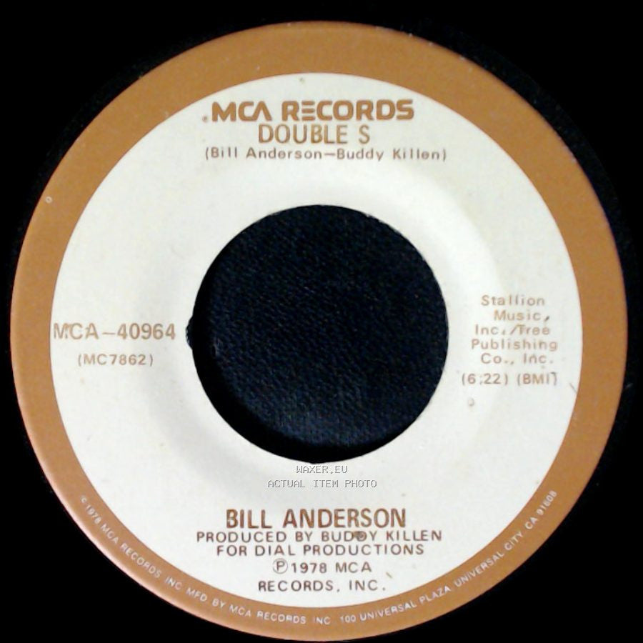 Bill Anderson - Married Lady / Double S side B