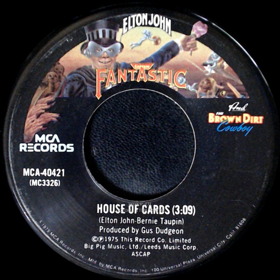 Elton John - Someone Saved My Life Tonight (6:45) / House Of Cards side B