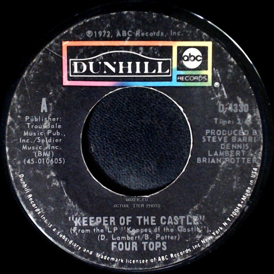 Four Tops - Jubilee With Soul / Keeper Of The Castle side B