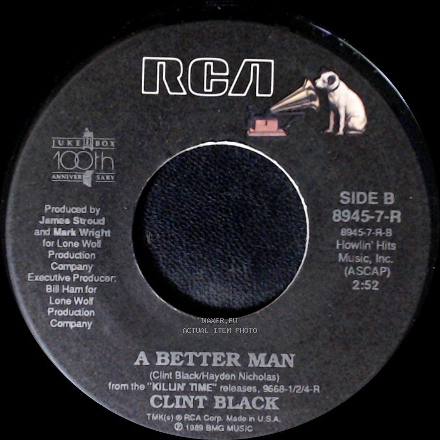 Clint Black - Killin' Time / A Better Man side B