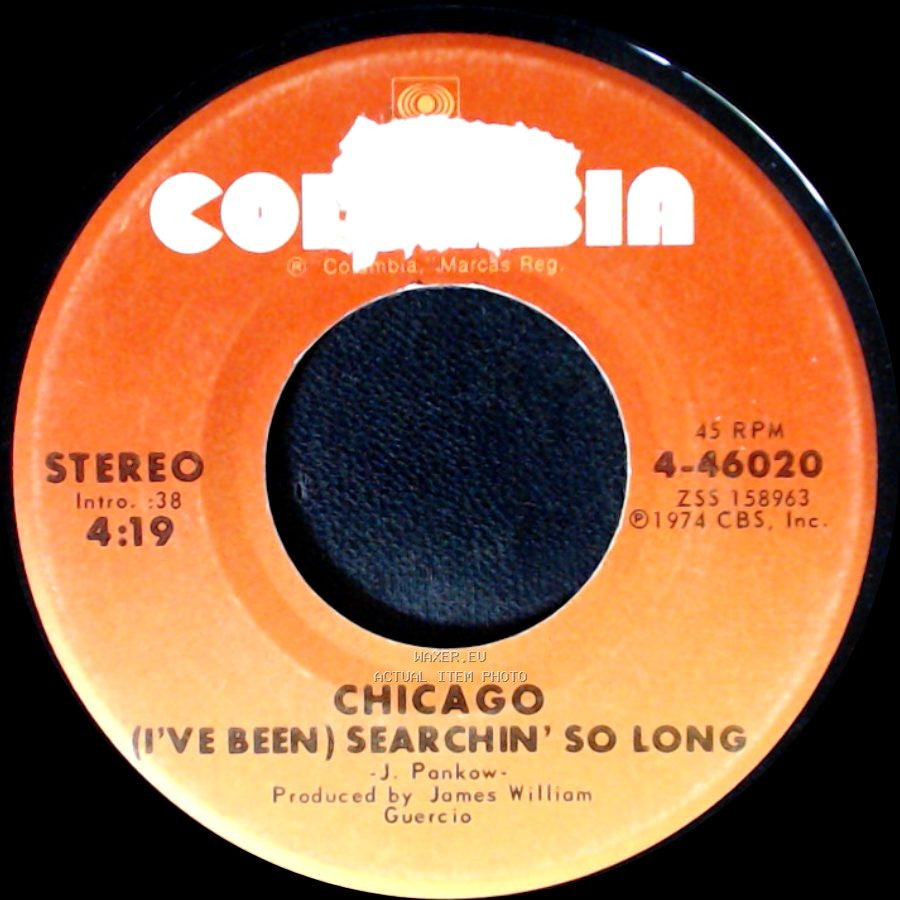 Chicago - Byblos / (I've Been) Searchin' So Long side B