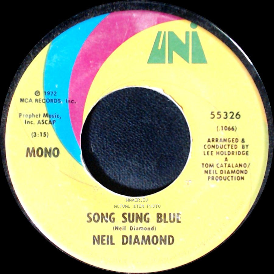 Neil Diamond - Gitchy Goomy / Song Sung Blue side B